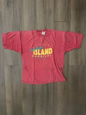 Vintage 80's Generra Mid Pacific Island Carnival Tee sz XL